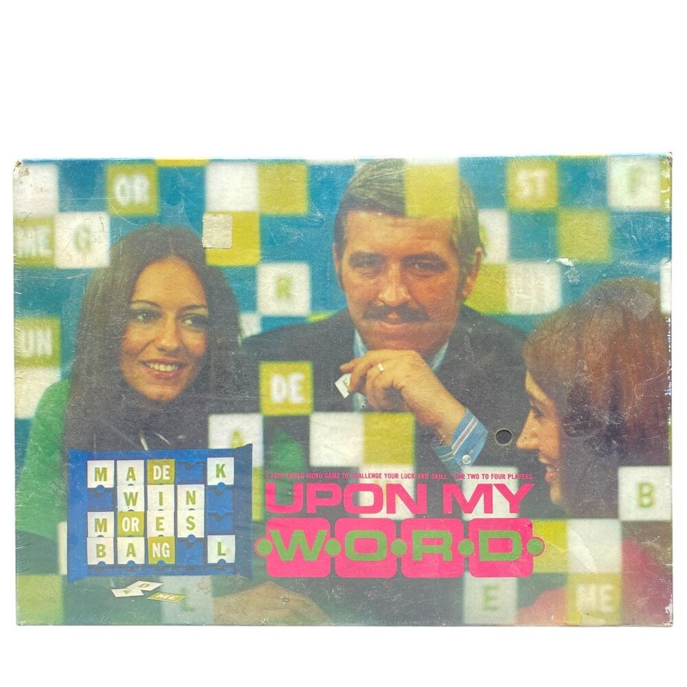 Vintage "Upon My Word" Board Game 1972 Leisure Life Sealed